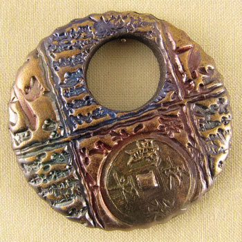 Black Multicolored Textured